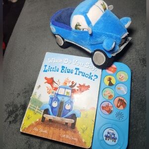 Little Blue Truck Plush & Sound Book Set - Beepbeep!